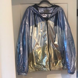 Metallic Rain jacket